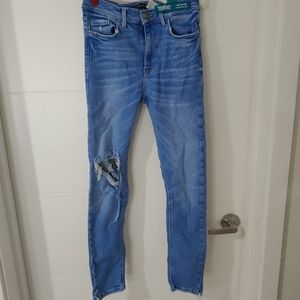 Zara distressed jeans